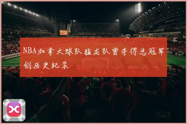 NBA加拿大球队猛龙队曾夺得总冠军创历史纪录